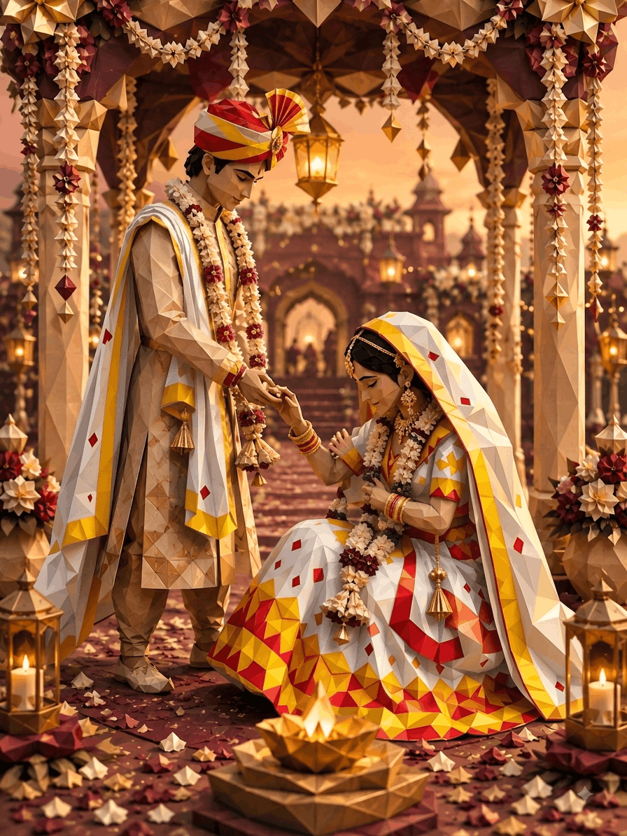 The couple at sunset